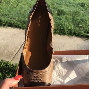 Coach flats- never worn
